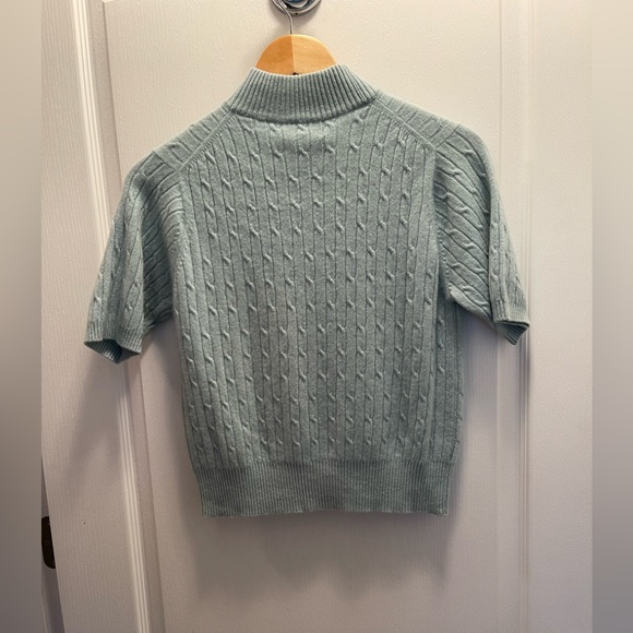 Charter Club 100 % Cashmere Cropped Sweater - Picture 2 of 2